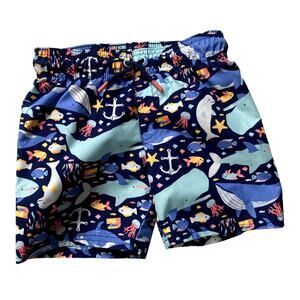 Cat & Jack Ocean Animals Swim Trunks - 4T